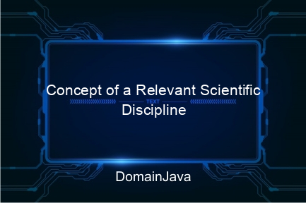 concept of a relevant scientific discipline