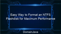 Easy Way to Format an NTFS Flashdisk for Maximum Performance