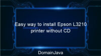 Easy way to install Epson L3210 printer without CD