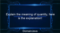 Explain the meaning of quantity, here is the explanation!