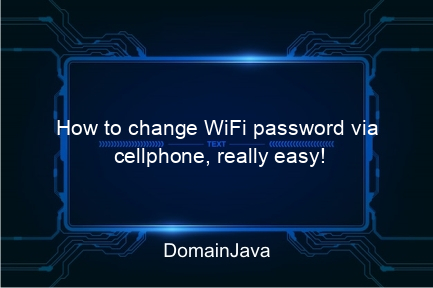 how to change wifi password via cellphone, really easy!