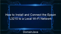 How to Install and Connect the Epson L3210 to a Local Wi-Fi Network