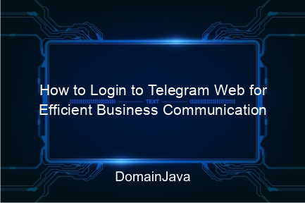 how to login to telegram web for efficient business communication