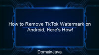 How to Remove TikTok Watermark on Android, Here’s How!