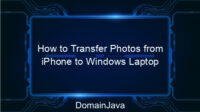 How to Transfer Photos from iPhone to Windows Laptop