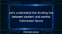 Let’s understand the dividing line between eastern and central Indonesian fauna