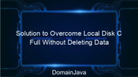 Solution to Overcome Local Disk C Full Without Deleting Data