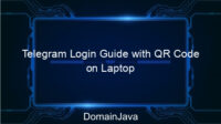 Telegram Login Guide with QR Code on Laptop