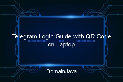 telegram login guide with qr code on laptop