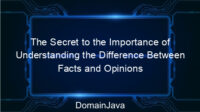 The Secret to the Importance of Understanding the Difference Between Facts and Opinions