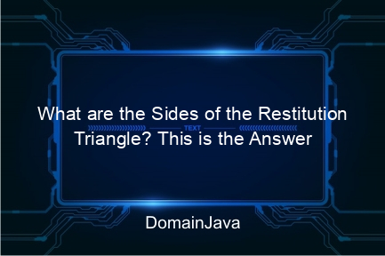 what are the sides of the restitution triangle? this is the answer