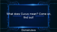 What does Cucus mean? Come on, find out!