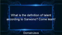 What is the definition of talent according to Sarwono? Come learn!