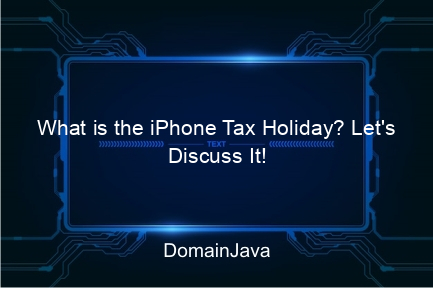 what is the iphone tax holiday? let's discuss it!