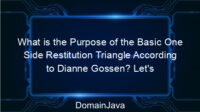 What is the Purpose of the Basic One Side Restitution Triangle According to Dianne Gossen? Let’s Check It Out