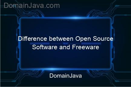 difference between open source software and freeware