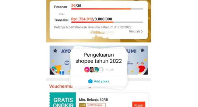 Cara Mengetahui Riwayat Belanja di Shopee