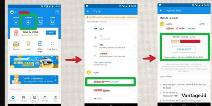 Cara Top Up Saldo