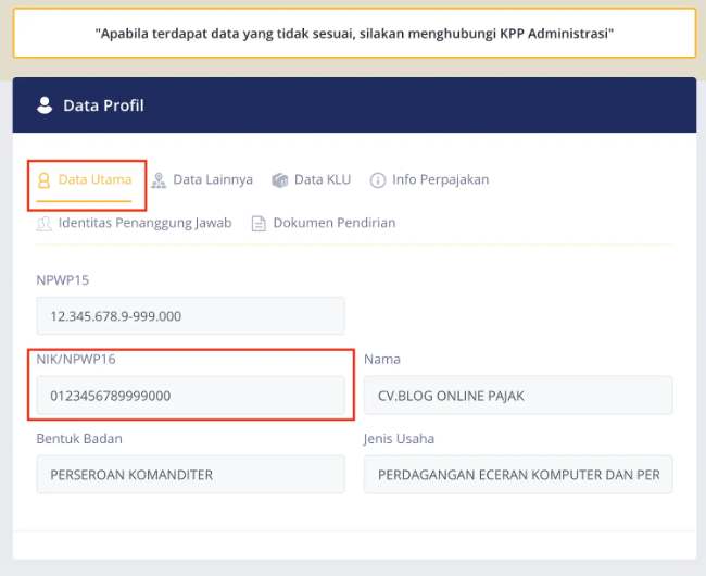 Mengenal Istilah yang Muncul pada Data Cek NPWP